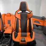 BMW M4 G82 Kyalami Orange Competition Interior (2021+) – OEM M Bucket Seats - Carbon Bucket Seats